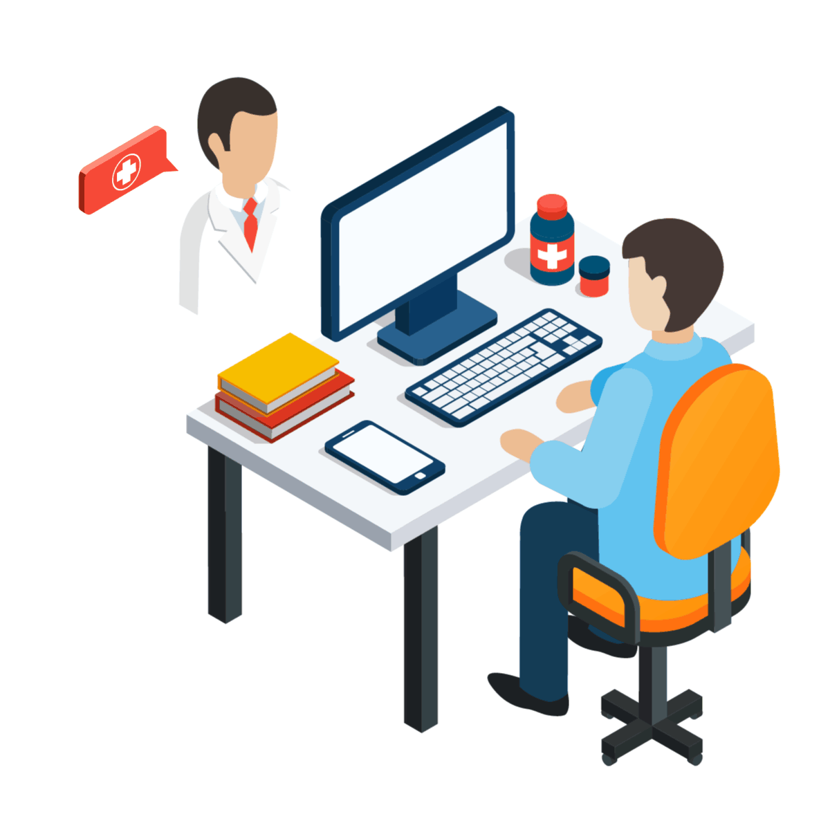 Ikona, pacjent na poradzie